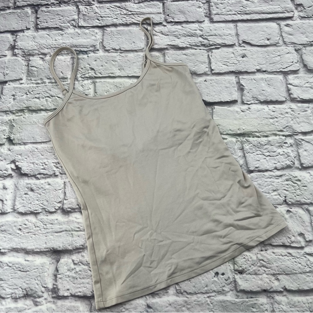 White House Black Market Light Grey XS Camisole Tank Top Stretch